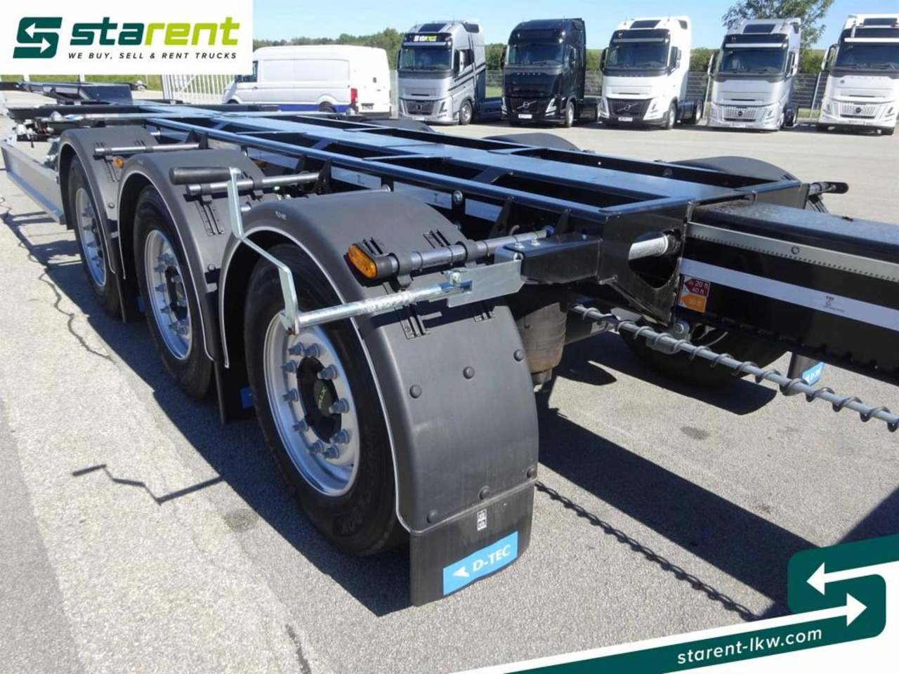 Remorque porte-conteneur/ Caisse mobile neuf D-TEC Portmaster 1x20 / 2x20 / 1x30 / 1x40 / 1x45: photos 14