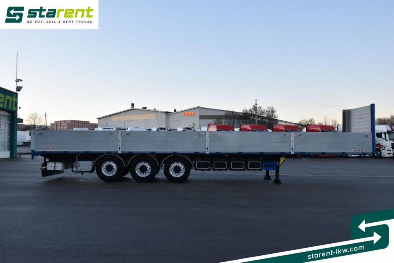 Hangler Baustofftrailer Rungentaschen 80cm Bordwände - Semi-remorque plateau: photos 4 Hangler Baustofftrailer Rungentaschen 80cm Bordwände - Semi-remorque plateau: photos 4