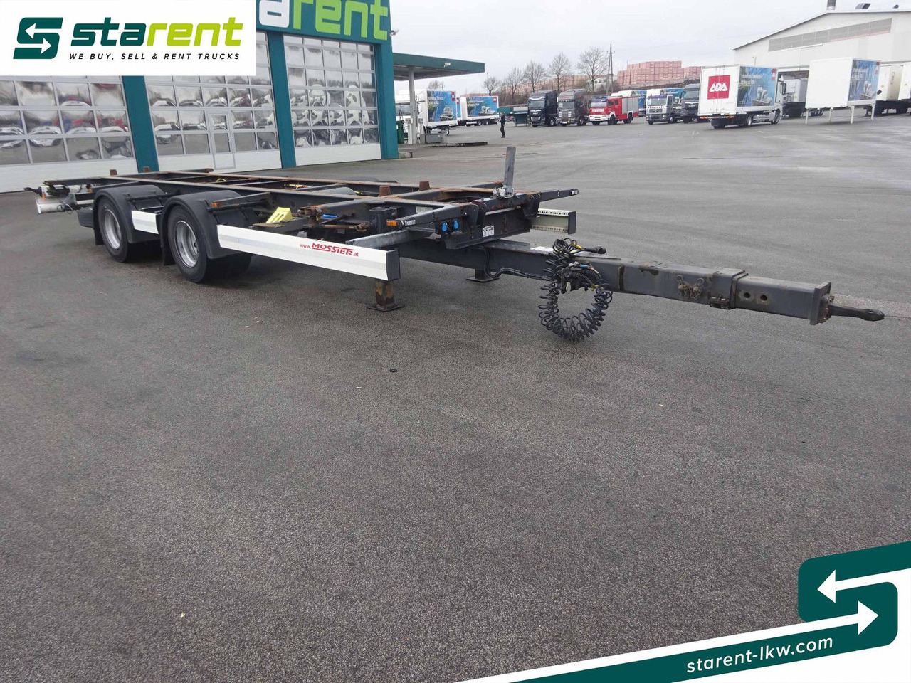 Krone Jumbotandemlafette, BDF Wechselrahmen - Remorque porte-conteneur/ Caisse mobile: photos 3 Krone Jumbotandemlafette, BDF Wechselrahmen - Remorque porte-conteneur/ Caisse mobile: photos 3