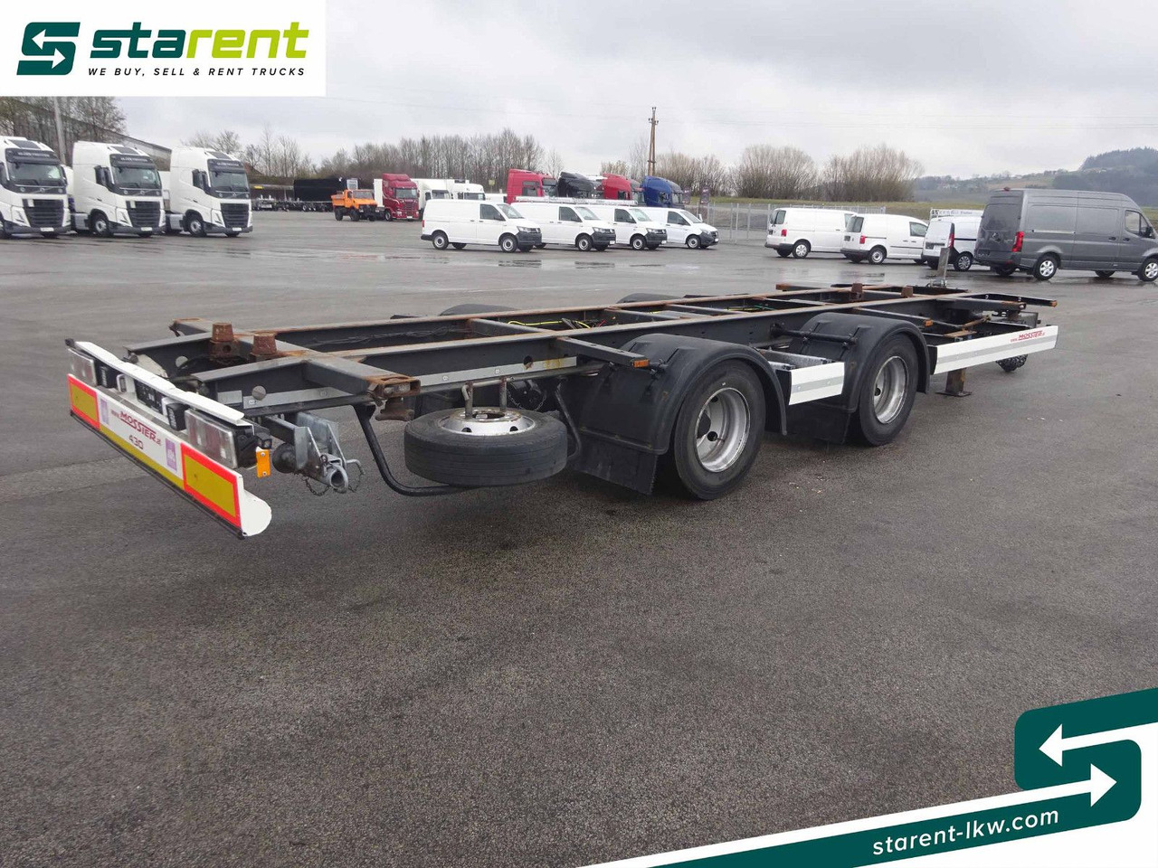 Krone Jumbotandemlafette, BDF Wechselrahmen - Remorque porte-conteneur/ Caisse mobile: photos 5 Krone Jumbotandemlafette, BDF Wechselrahmen - Remorque porte-conteneur/ Caisse mobile: photos 5