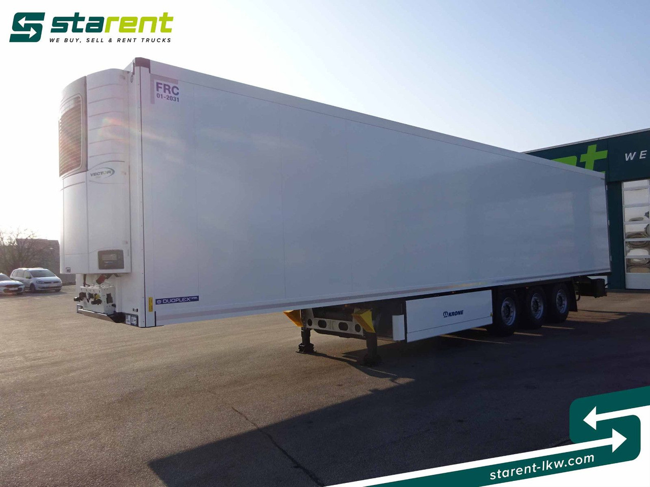Krone Thermotrailer Carrier Vector 1550, Zurrleisten - Semi-remorque frigorifique: photos 1 Krone Thermotrailer Carrier Vector 1550, Zurrleisten - Semi-remorque frigorifique: photos 1