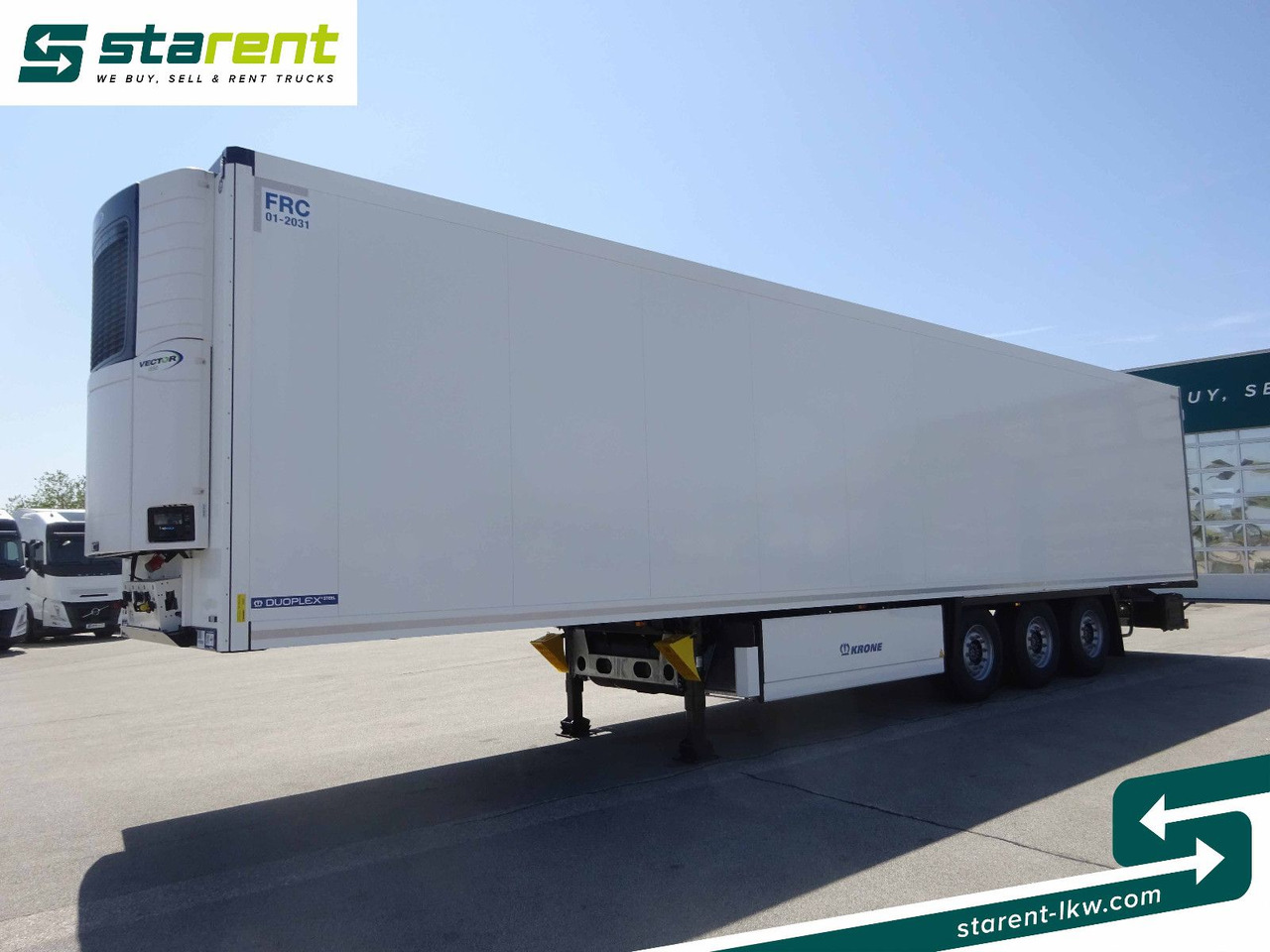 Krone Thermotrailer Carrier Vector 1550, Zurrleisten - Semi-remorque fourgon: photos 1 Krone Thermotrailer Carrier Vector 1550, Zurrleisten - Semi-remorque fourgon: photos 1