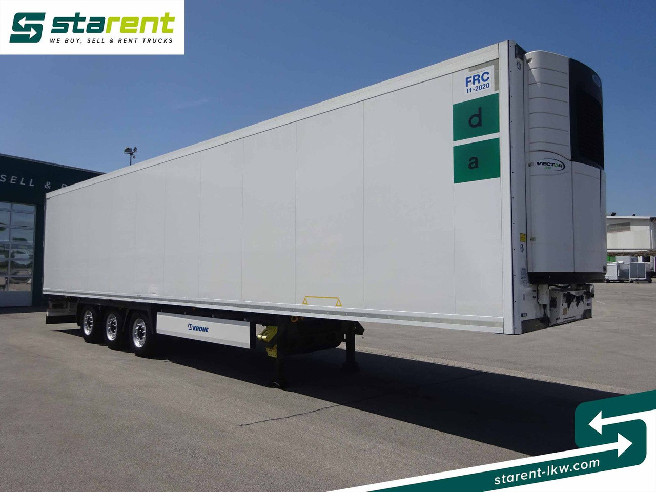 Krone Thermotrailer, Carrier Vector 1950, Doppelstock - Semi-remorque frigorifique: photos 3 Krone Thermotrailer, Carrier Vector 1950, Doppelstock - Semi-remorque frigorifique: photos 3