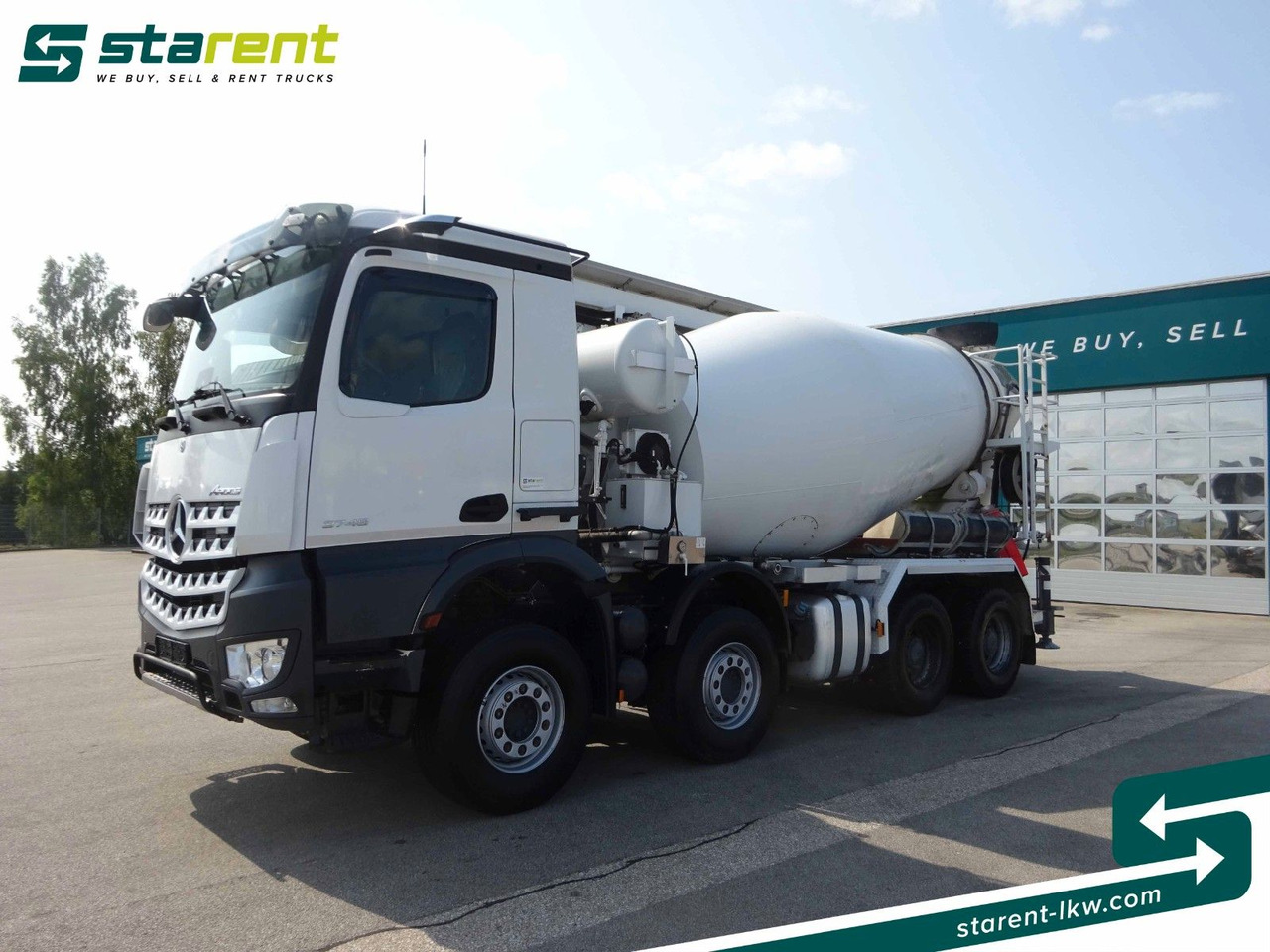 Mercedes-Benz Arocs 3748 8x4 Liebherr Betonmischer + Förderb. - Camion malaxeur: photos 1 Mercedes-Benz Arocs 3748 8x4 Liebherr Betonmischer + Förderb. - Camion malaxeur: photos 1