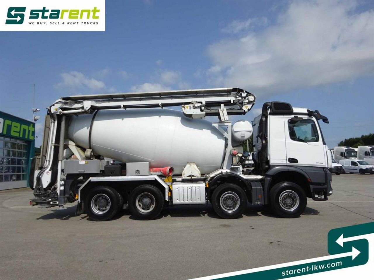 Mercedes Benz Arocs 3748 8x4 Liebherr Betonmischer + Förderband - Camion malaxeur: photos 4 Mercedes Benz Arocs 3748 8x4 Liebherr Betonmischer + Förderband - Camion malaxeur: photos 4