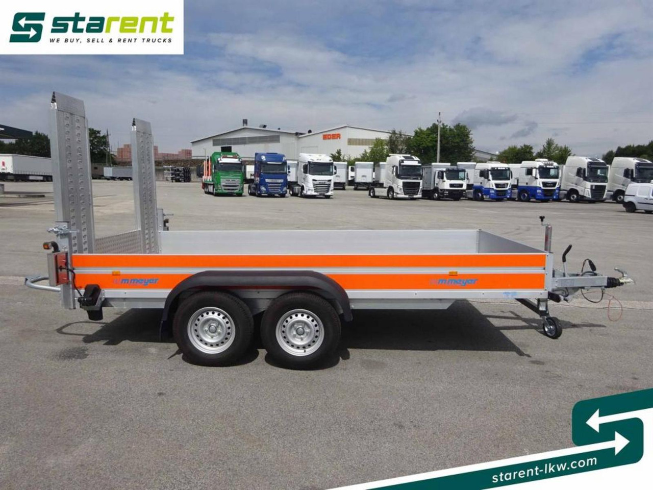 WM Meyer Fahrzeugbau Auffahrrampen Gesamtg.: 3500 - Remorque porte engin: photos 4 WM Meyer Fahrzeugbau Auffahrrampen Gesamtg.: 3500 - Remorque porte engin: photos 4