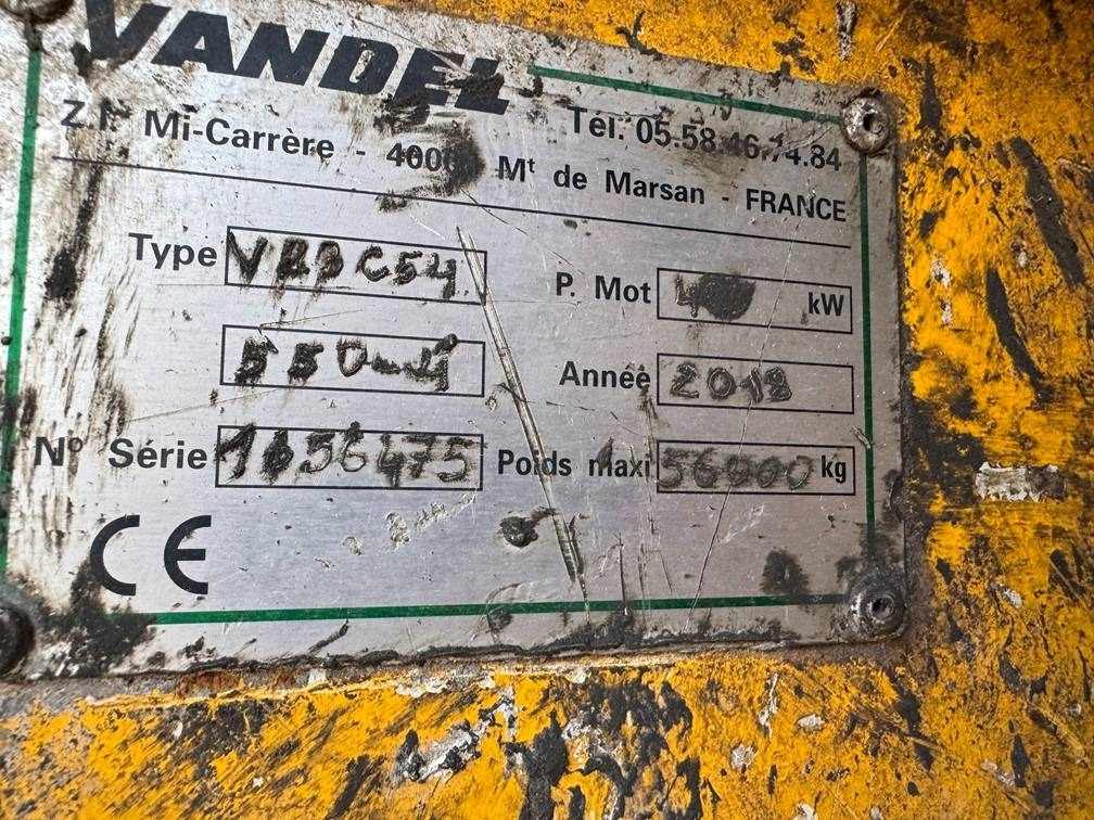 Vandel 550-4 ( VOLVO L350H ) - Compacteur à pieds de mouton/ Monocylindre: photos 5 Vandel 550-4 ( VOLVO L350H ) - Compacteur à pieds de mouton/ Monocylindre: photos 5