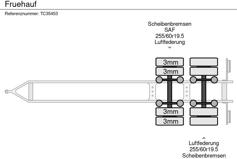 Remorque rideaux coulissants Fruehauf: photos 11 Remorque rideaux coulissants Fruehauf: photos 11