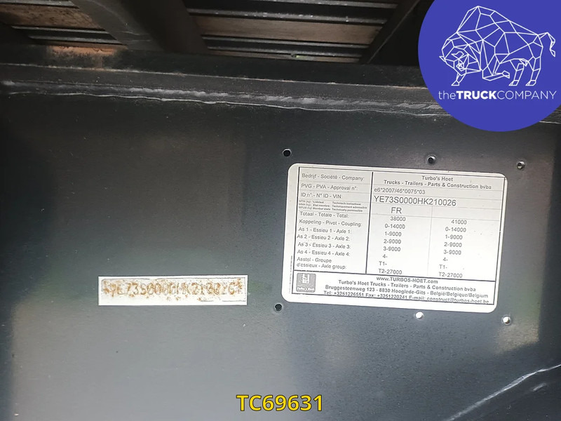 Semi-remorque porte-conteneur/ Caisse mobile Hoet Trailers: photos 9