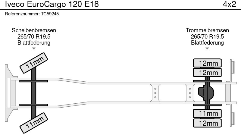 Iveco EuroCargo 120 E18 - Châssis cabine: photos 4 Iveco EuroCargo 120 E18 - Châssis cabine: photos 4
