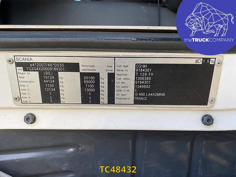 Tracteur routier Scania G 450: photos 11