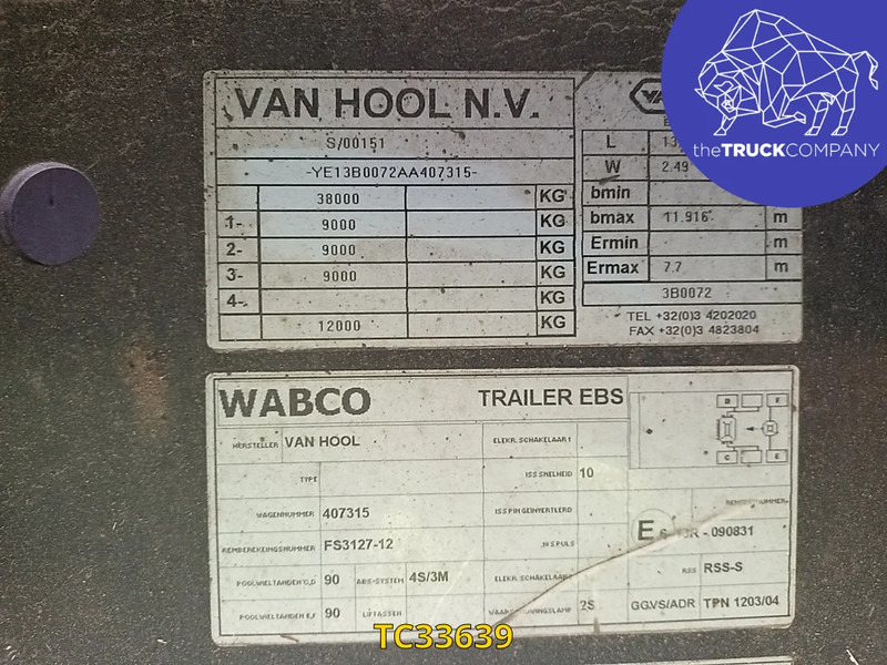 Van Hool - Semi-remorque fourgon: photos 2 Van Hool - Semi-remorque fourgon: photos 2