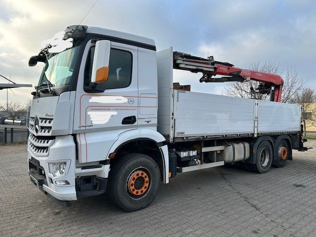 Mercedes-Benz 2545 Kran FASSI  F195AS Mercedes-Benz 2545 Kran FASSI  F195AS - Camion plateau, Camion grue: photos 1 Mercedes-Benz 2545 Kran FASSI  F195AS Mercedes-Benz 2545 Kran FASSI  F195AS - Camion plateau, Camion grue: photos 1