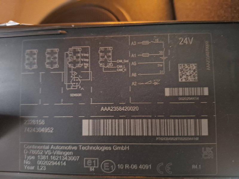 Châssis cabine DAF XF 480 6X2 FAN WB 390: photos 19