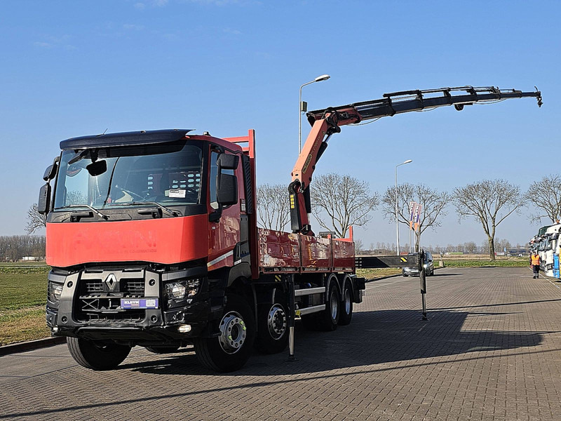 Renault C 430 8X4 PALF. PK27000-F - Camion plateau, Camion grue: photos 2 Renault C 430 8X4 PALF. PK27000-F - Camion plateau, Camion grue: photos 2