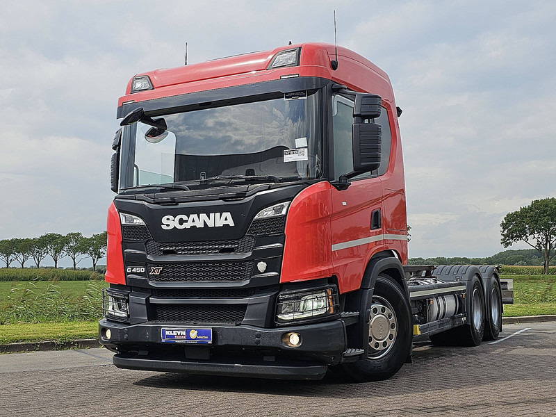 Scania G450 6X4 RETARDER WB395 - Camion porte-conteneur/ Caisse mobile: photos 1 Scania G450 6X4 RETARDER WB395 - Camion porte-conteneur/ Caisse mobile: photos 1