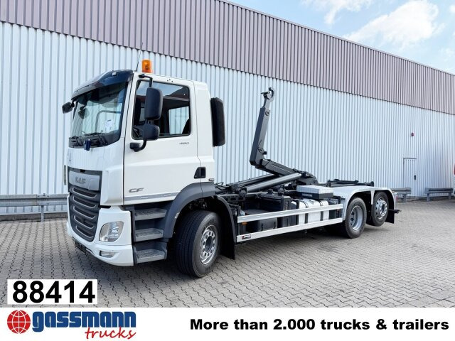 DAF CF 480 6x2, Lenk-/Liftachse - Camion ampliroll: photos 1 DAF CF 480 6x2, Lenk-/Liftachse - Camion ampliroll: photos 1