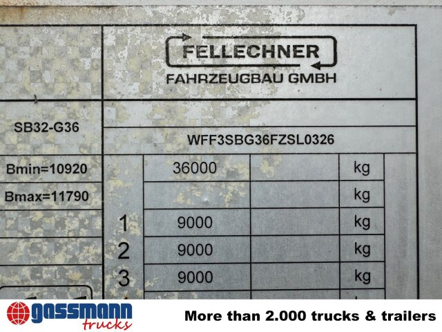 Fellechner SB32-G36, ausziehbar um 1,5m - Semi-remorque plateau: photos 5 Fellechner SB32-G36, ausziehbar um 1,5m - Semi-remorque plateau: photos 5