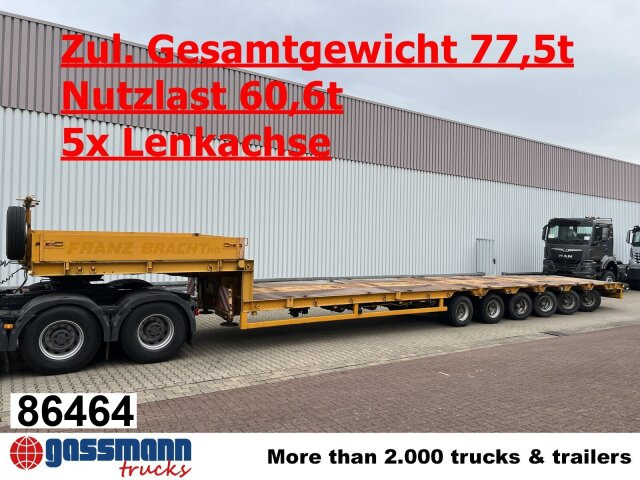 Goldhofer STZ-L6-62/80, 5x Lenkachse - Semi-remorque surbaissé: photos 1 Goldhofer STZ-L6-62/80, 5x Lenkachse - Semi-remorque surbaissé: photos 1