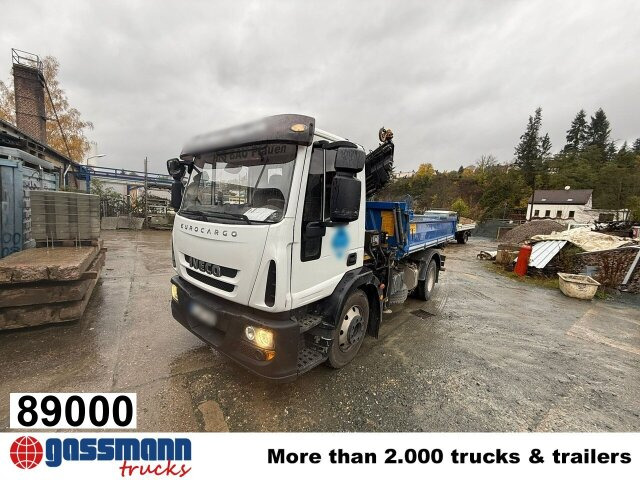 Iveco EuroCargo ML140E25K 4x2, EEV, Kran Hiab 077E-4 - Camion benne, Camion grue: photos 1 Iveco EuroCargo ML140E25K 4x2, EEV, Kran Hiab 077E-4 - Camion benne, Camion grue: photos 1