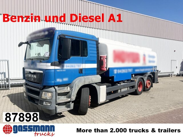 MAN TGA 26.400 6x2-4 BL, A1, Lenk-/Liftachse, ADR, - Camion citerne: photos 1 MAN TGA 26.400 6x2-4 BL, A1, Lenk-/Liftachse, ADR, - Camion citerne: photos 1