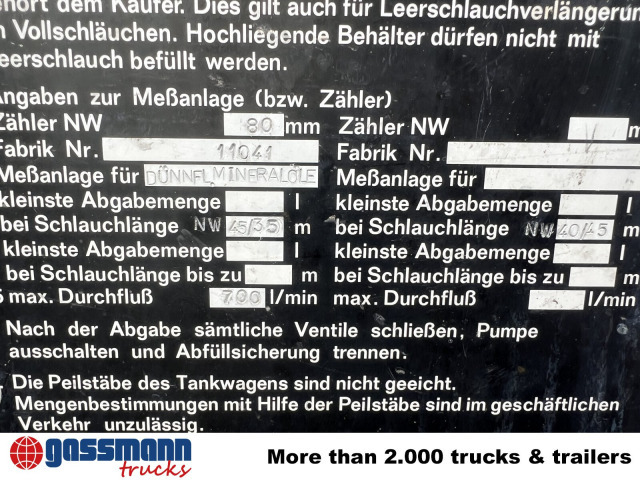 Camion citerne MAN TGA 26.400 6x2-4 BL, A1, Lenk-/Liftachse, ADR,: photos 14