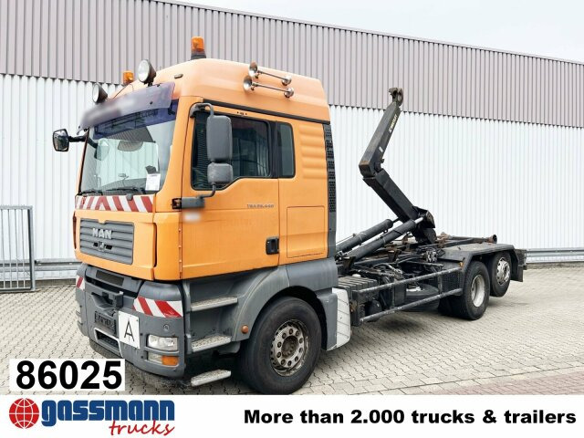 MAN TGA 26.440 6X2-2 BL, Liftachse - Camion ampliroll: photos 1 MAN TGA 26.440 6X2-2 BL, Liftachse - Camion ampliroll: photos 1