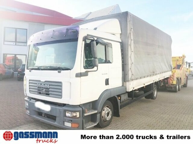 MAN TGL 8.210 BL 4x2 mit LBW, Motorschaden! - Camion plateau: photos 2 MAN TGL 8.210 BL 4x2 mit LBW, Motorschaden! - Camion plateau: photos 2