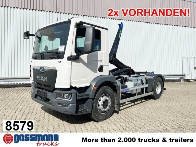 MAN TGM 18.250/340 4x2 BL CH, Funk, 2x VORHANDEN - Camion ampliroll: photos 1 MAN TGM 18.250/340 4x2 BL CH, Funk, 2x VORHANDEN - Camion ampliroll: photos 1