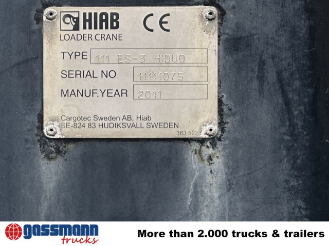 MAN TGM 18.290 4x2 LL, EEV, Kran Hiab XS 111 ES-3 - Camion benne, Camion grue: photos 2 MAN TGM 18.290 4x2 LL, EEV, Kran Hiab XS 111 ES-3 - Camion benne, Camion grue: photos 2