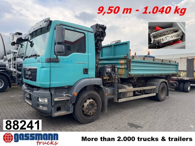 MAN TGM 18.290 4x2 LL, EEV, Kran Hiab XS 111 ES-3 - Camion benne, Camion grue: photos 1 MAN TGM 18.290 4x2 LL, EEV, Kran Hiab XS 111 ES-3 - Camion benne, Camion grue: photos 1