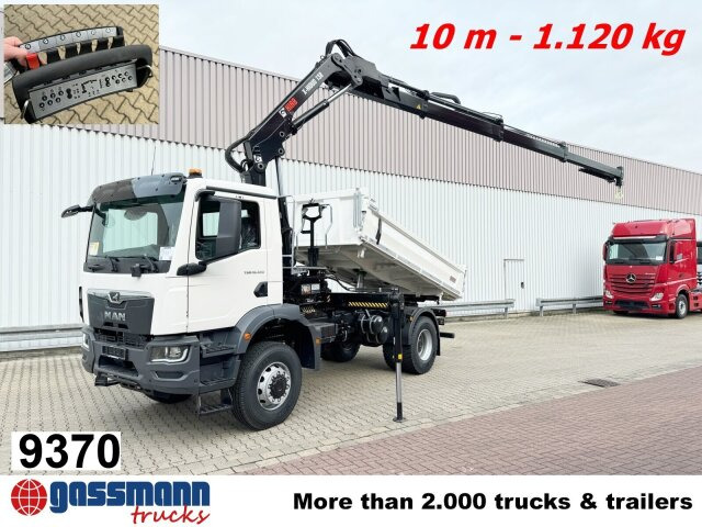 MAN TGM 18.320 4X4 BB CH mit Kran Hiab X-HiDuo - Camion benne, Camion grue: photos 1 MAN TGM 18.320 4X4 BB CH mit Kran Hiab X-HiDuo - Camion benne, Camion grue: photos 1