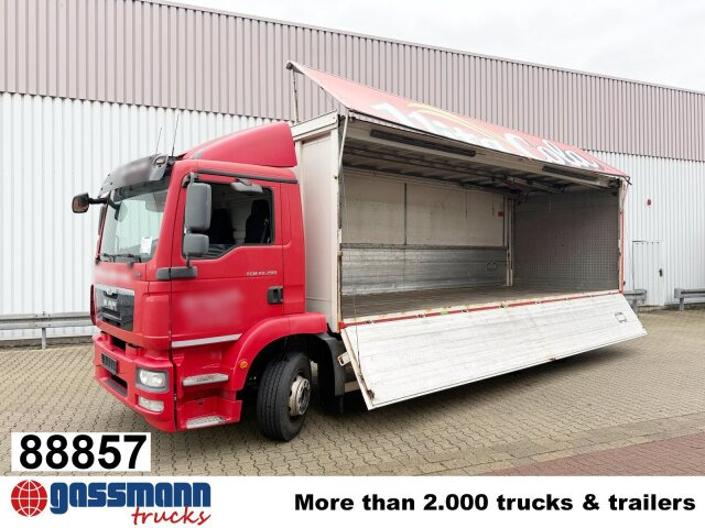 MAN TGM 22.290 6x2-4 LL, EEV, Lenkachse, 2x AHK, - Camion fourgon: photos 1 MAN TGM 22.290 6x2-4 LL, EEV, Lenkachse, 2x AHK, - Camion fourgon: photos 1
