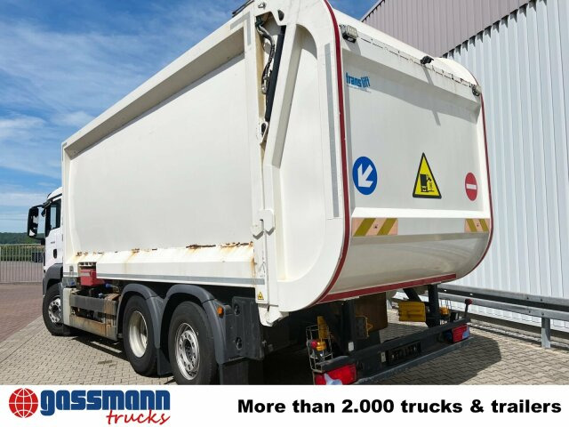 Benne à ordures ménagères pour transport de déchets MAN TGS 26.320/400 6x2-4 LL, Rechtslenker, Retarder,: photos 12