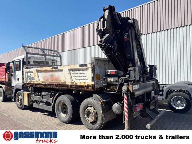 MAN TGS 26.360 6x2-4 BL, 2-Seiten-Kipper, Heckkran - Camion benne, Camion grue: photos 5 MAN TGS 26.360 6x2-4 BL, 2-Seiten-Kipper, Heckkran - Camion benne, Camion grue: photos 5