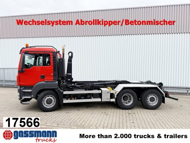 MAN TGS 26.480 6x4H-4 BL, Multilift Abroller - Camion ampliroll: photos 1 MAN TGS 26.480 6x4H-4 BL, Multilift Abroller - Camion ampliroll: photos 1