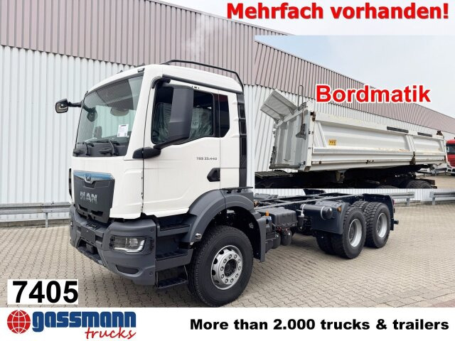 MAN TGS 33.440 6x4 BB, Bordmatik, mehrfach - Camion benne: photos 1 MAN TGS 33.440 6x4 BB, Bordmatik, mehrfach - Camion benne: photos 1