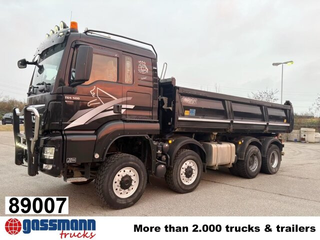MAN TGS 35.500 8x8, Meiller Bordmatik - Camion benne: photos 1 MAN TGS 35.500 8x8, Meiller Bordmatik - Camion benne: photos 1