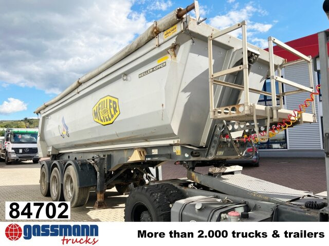 Meiller MHPS 12/27 NOSS2, Stahlmulde ca. 26m³, - Semi-remorque benne: photos 1 Meiller MHPS 12/27 NOSS2, Stahlmulde ca. 26m³, - Semi-remorque benne: photos 1