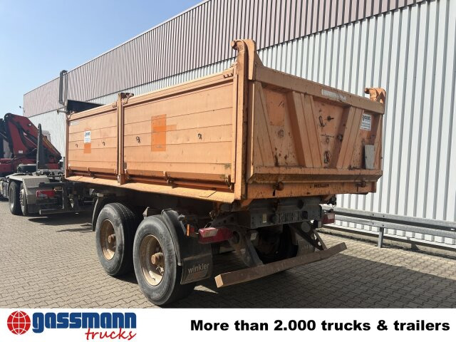 Remorque benne Meiller Meiller MZDA 18/2, geteilte Bordwände: photos 7