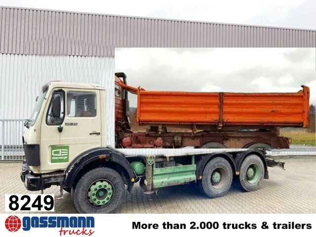 Mercedes-Benz 2635 6x4, V8-Motor - Camion benne: photos 1 Mercedes-Benz 2635 6x4, V8-Motor - Camion benne: photos 1