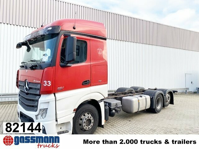 Mercedes-Benz Actros 2545 L 6x2, StreamSpace, Liftachse, - Châssis cabine: photos 1 Mercedes-Benz Actros 2545 L 6x2, StreamSpace, Liftachse, - Châssis cabine: photos 1