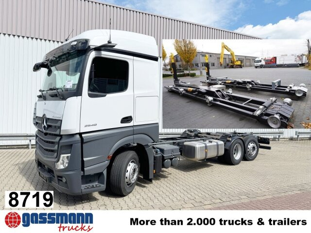Mercedes-Benz Actros 2548 L 6x2, Retarder, Lenk-/Liftachse, - Camion ampliroll: photos 1 Mercedes-Benz Actros 2548 L 6x2, Retarder, Lenk-/Liftachse, - Camion ampliroll: photos 1