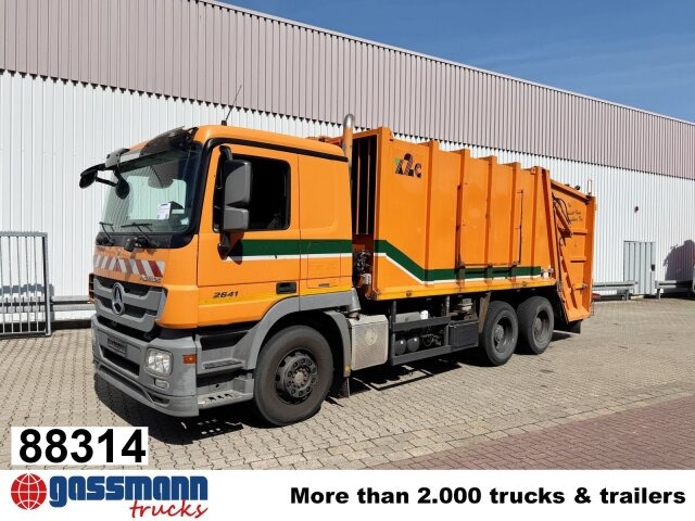 Mercedes-Benz Actros 2641/48 L 6x4, Haller M21X2C, Zöller - Benne à ordures ménagères: photos 1 Mercedes-Benz Actros 2641/48 L 6x4, Haller M21X2C, Zöller - Benne à ordures ménagères: photos 1
