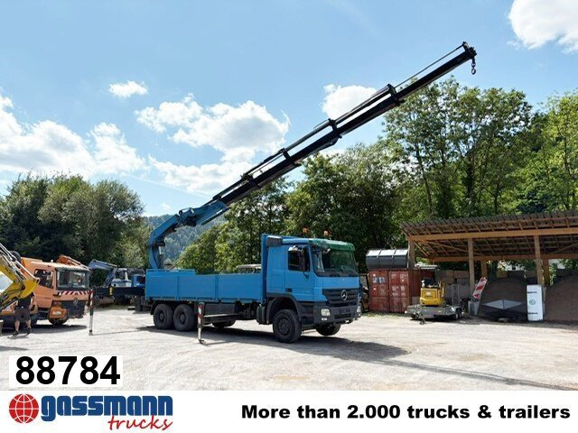Mercedes-Benz Actros 2741 L 6x4, Twist-Lock ausz. auf 3m, - Camion plateau, Camion grue: photos 1 Mercedes-Benz Actros 2741 L 6x4, Twist-Lock ausz. auf 3m, - Camion plateau, Camion grue: photos 1