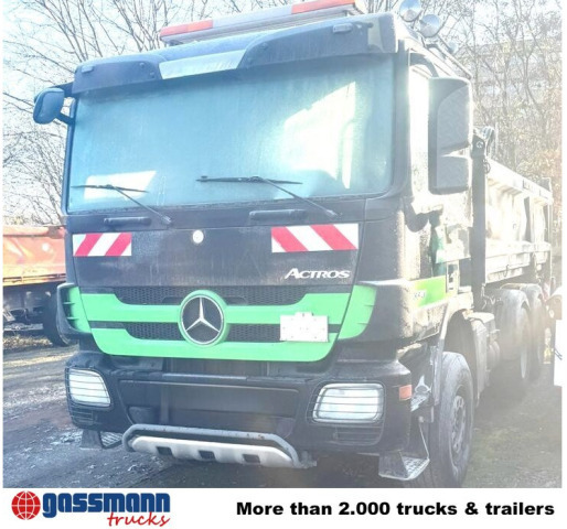 Mercedes-Benz Actros 3341 K 6x4, Bormatik links, Heckkran Penz - Camion benne, Camion grue: photos 2 Mercedes-Benz Actros 3341 K 6x4, Bormatik links, Heckkran Penz - Camion benne, Camion grue: photos 2