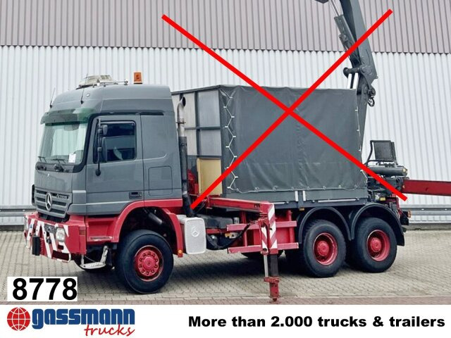 Mercedes-Benz Actros 3346 AK 6x6 - Châssis cabine: photos 1 Mercedes-Benz Actros 3346 AK 6x6 - Châssis cabine: photos 1