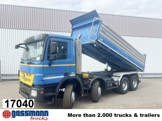 Mercedes-Benz Actros MP 3, 3241/8x4, Alukipper Bordmatik, - Camion benne: photos 1 Mercedes-Benz Actros MP 3, 3241/8x4, Alukipper Bordmatik, - Camion benne: photos 1