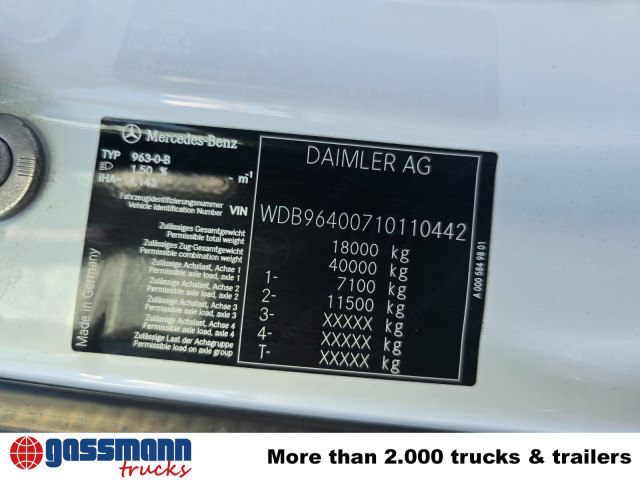 Mercedes-Benz Arocs 1827/30 A 4x4, mehrfach vorhanden! - Châssis cabine: photos 4 Mercedes-Benz Arocs 1827/30 A 4x4, mehrfach vorhanden! - Châssis cabine: photos 4