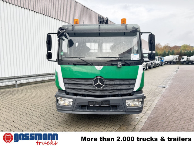 Camion plateau, Camion grue Mercedes-Benz Atego 1223 L 4x2 mit Heckkran Atlas 88.3-A2L,: photos 9